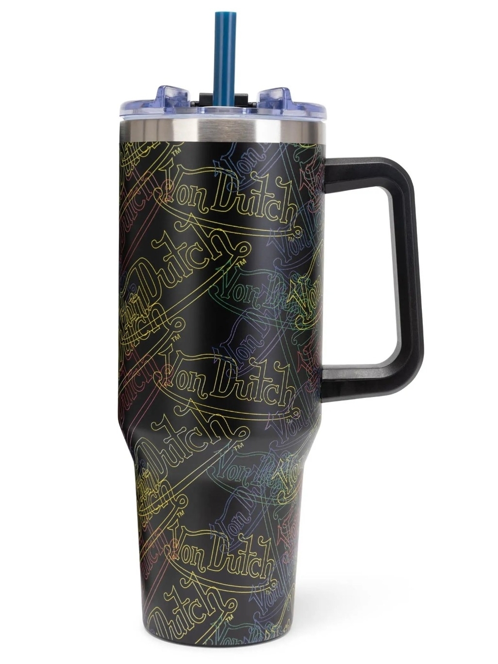 Von Dutch Black Logo Tumbler